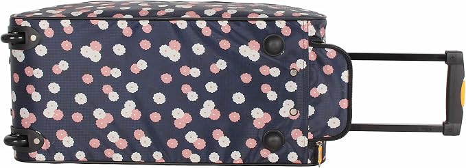 LUCAS Designer Carry On Luggage Collection - Lightweight Pattern 22 Inch Duffel Bag- Weekender Overnight Business Travel Suitcase with 2- Rolling Wheels (Ditty Floral) - Image 4