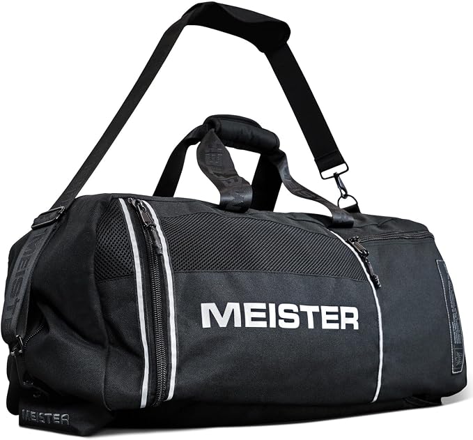 Meister Vented Convertible Duffel/Backpack Gym Bag - Ideal Carry-On | Built for athletes with dual mesh ventilation and ultra-durable construction for training, travel and everyday use - Image 6