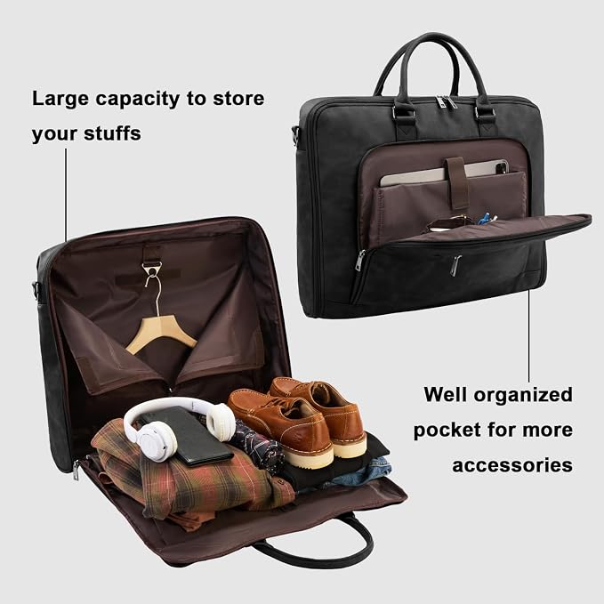Garment Bag for Travel Large Carry on Garment Bags Men Women | Garment Suitcase Bags - Image 4