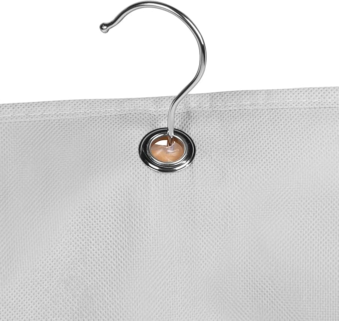 Univivi 10 Pack Suit Bags Garment Bag for Men Storage 40 inch Clothes Cover with Clear Window and ID Card Holder for Suit Jacket,Skirt, Shirt and Coat - Grey - Image 5