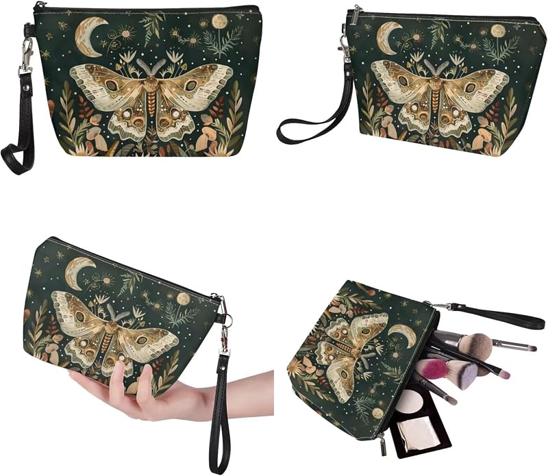 GIFTPUZZ Women Tote Bag Women Wallet Portable Cosmetic Bag for Women Bag Set 3 Pack PU Leather Bags with Zipper - Image 6