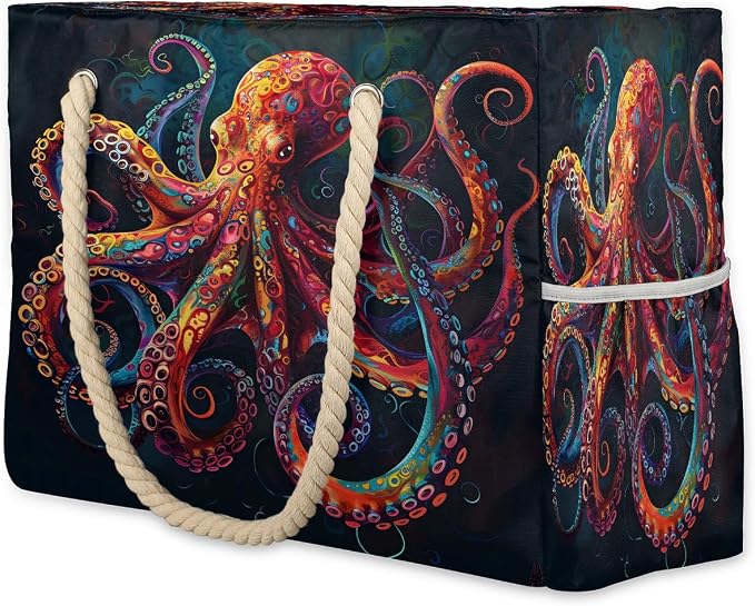 Large Beach Bag with Zipper Beach Bags for Women Water Resistant Swim Pool Bag by Unknown