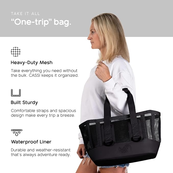 MISSION Boat Gear CASSI Heavy-Duty Outdoor Tote and Waterproof Marine-Grade Mesh Boat Bags - Image 6