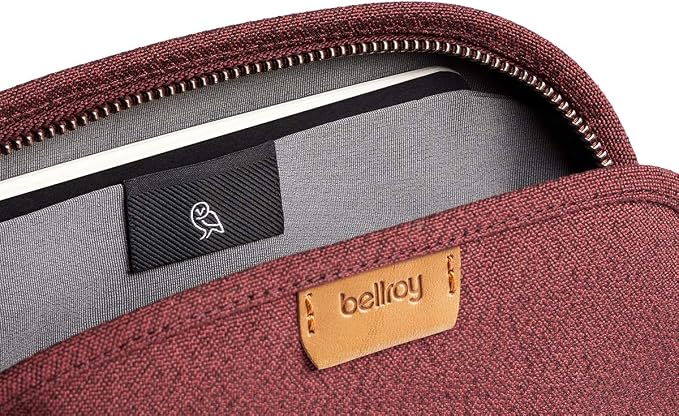 Bellroy Classic Pouch, Everyday kit, Leather and Woven Fabric (pens, Cables, Cosmetics, Personal Items) - Image 6