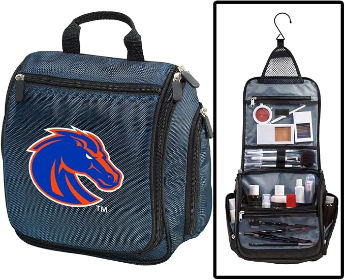 Broad Bay Boise State Toiletry Bags Or Hanging Travel Shaving Kits For Men (Multi Color - Navy) - Image 4