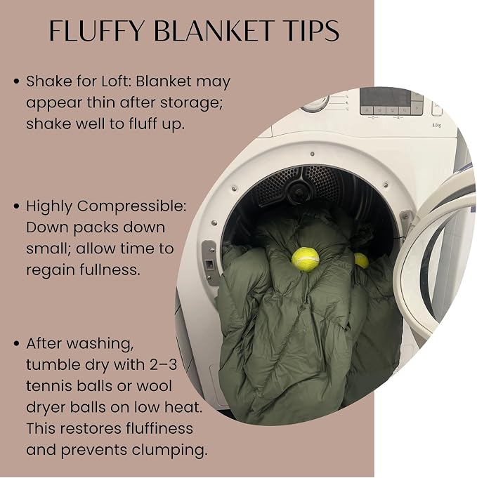 Down Camping Blanket with Footbox – Lightweight, Packable, Water Resistant Backpacking Quilt & Warm Puffy Compact Outdoor Throw – 52x77 with Stuff Sack for Stadium, Hiking & Travel - Image 8