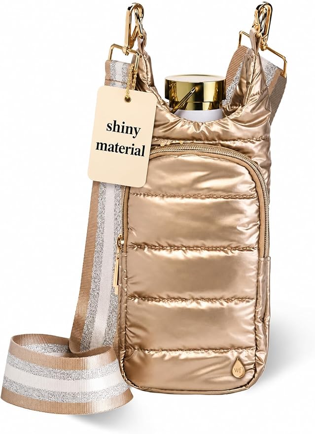WanderFull Original HydroBag Crossbody Water Bottle Holder with Phone Pocket, Fits Water Bottles up to 32 oz by WanderFull