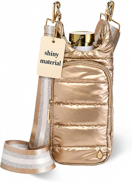 WanderFull Original HydroBag Crossbody Water Bottle Holder with Phone Pocket, Fits Water Bottles up to 32 oz by WanderFull