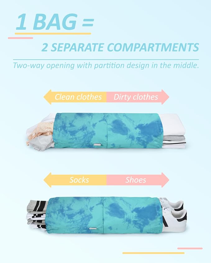 BAGSMART 6 Set /4 Set/2 Set Compression Packing Cubes for Travel, Lightweight Luggage Organizer Bags, Durable Space Saver Bags Travel Essentials - Image 5