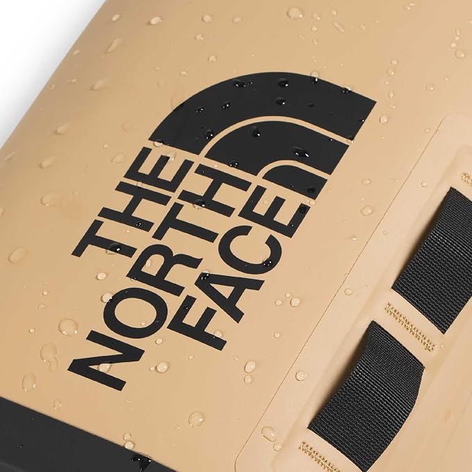 The North Face Base Camp Dry Bag - Roll-Top Waterproof Stuff Sack, Ideal for Camping Gear & Kayak Accessories, Khaki Stone/TNF Black, 12 Liters | Roll-Top Waterproof Stuff Sack, Ideal for Camping Gear & Kayak Accessories - Image 4