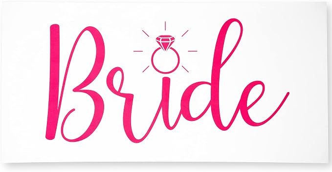 Ethisa Bride Beach Towel for Honeymoon and Bachelorette Party - Pink Design for Beach Bachelorette Party - Mrs Beach Towel for Bride to Be - Just Married Beach Wedding and Engagement Gift - 60"x30" by Ethisa