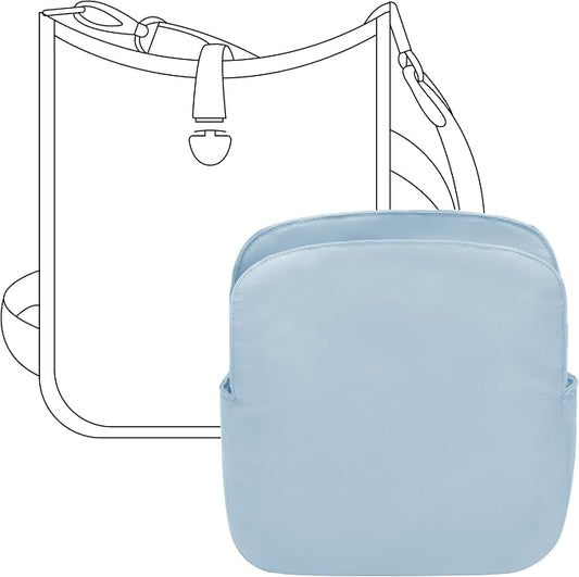 Purse Organizer Insert for HERMES Evelyne16 Handbag,Custom Fit Inside Premium Celeste Lightweight WaterResistant Tote Bag Insert by FANJIProject
