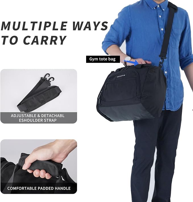 VERAGE Garment Bags Foldable Travel Duffel Bag,Lightweight Carry on Luggage - Image 5