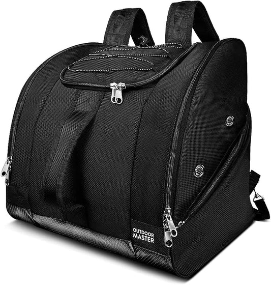 OutdoorMaster Boot Bag - Ski Boots and Snowboard Boots Bag, Excellent for Travel with Waterproof Exterior & Bottom - for Men, Women and Youth by OutdoorMaster