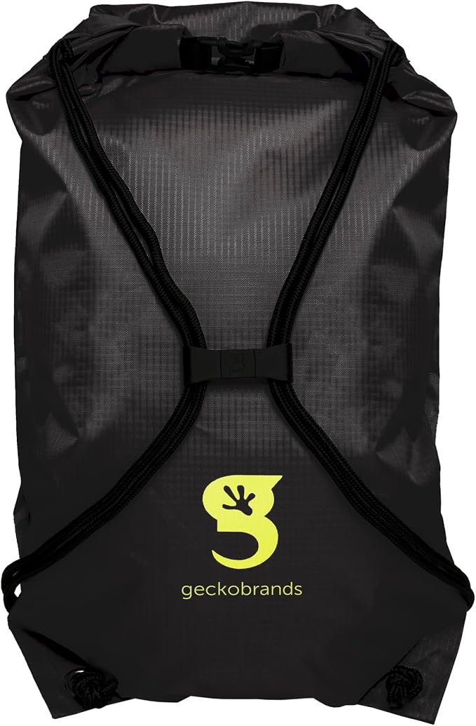 geckobrands Embark 10L Drawstring Backpack – Waterproof, Lightweight Dry Bag for Beach, Hiking, and Light Water Activities - Image 2