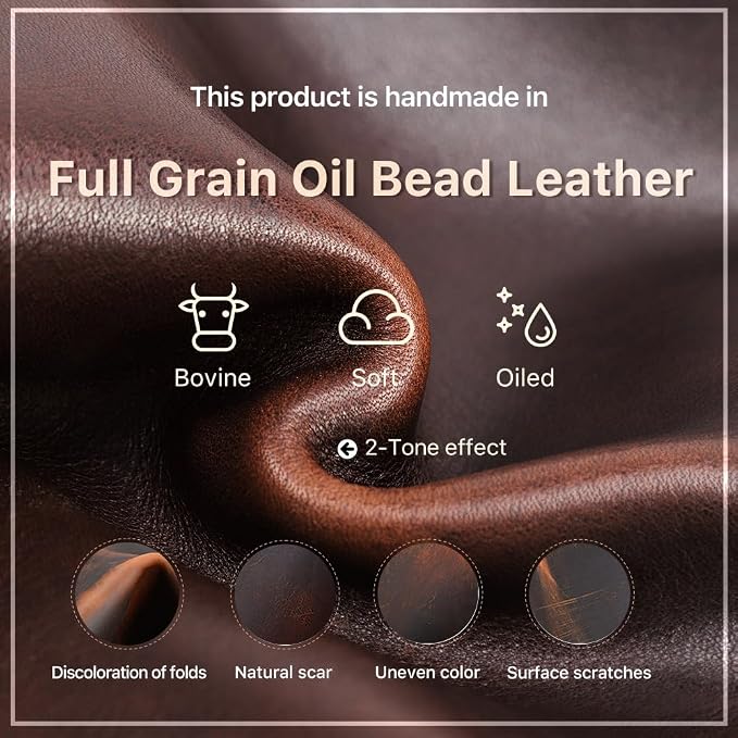 CONTACTS Full Grain Leather Manicure Set Case Travel Nail Clipper Pouch Empty for Men Personal Tools Pouch by Handmade (Case Only) - Image 6