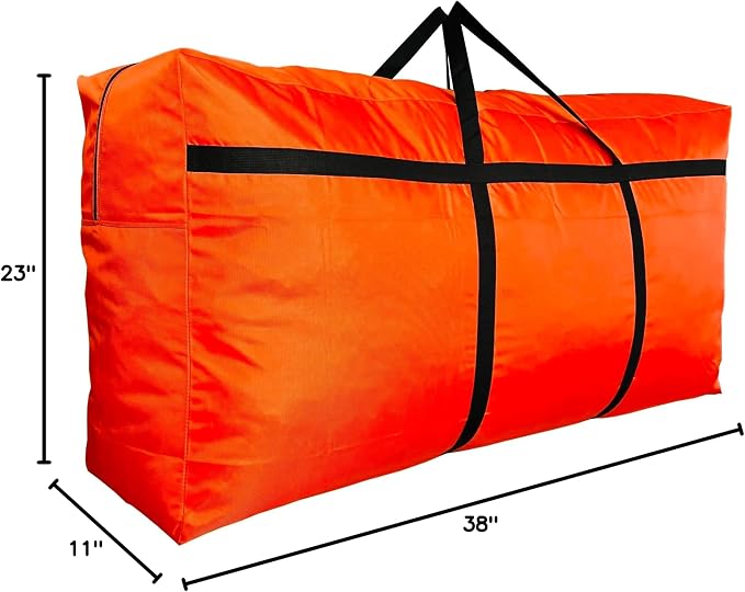 DoYiKe Extra Large Storage Duffle Bag, Duffel Bag for Travel Orange 170L - Image 9