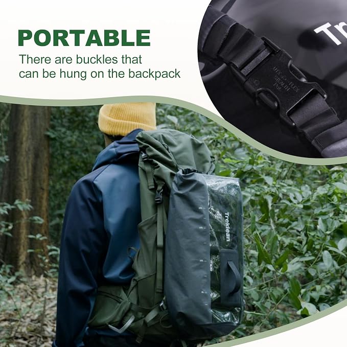 Wash Bag Travel Washing Machine,Portable Manual Mini Washing Machine for Apartamentos Camping Travel Hand Wash Laundry(Black) - Image 5
