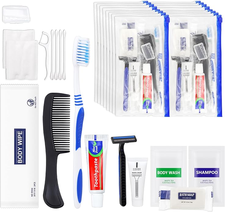 Basic Toiletry Kits, Individually Packed, Personal Hygiene Bulk Homeless Care Package Supplies - Image 7