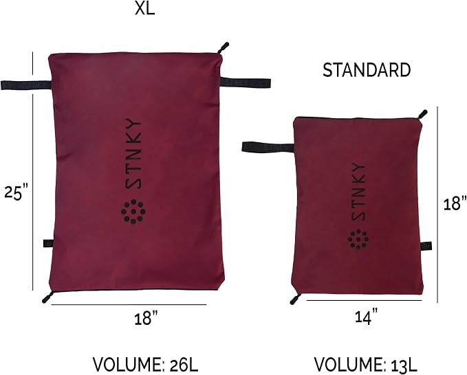 STNKY Bag Pro - Laundry Bag - Wash Bag for Health Workers, Sports, Fitness & Travel (Standard, Burgundy) - Image 4