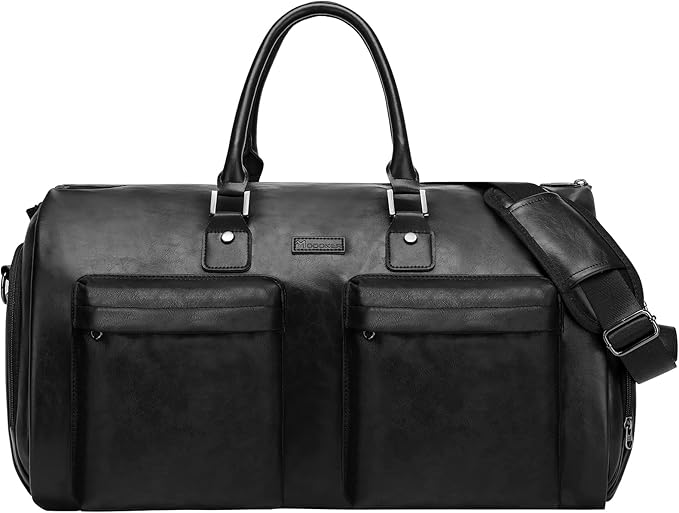 Convertible Garment Bag, Carry-On Suit Bag with Shoulder Strap | 2-in-1 lightweight garment travel bag for men and women, suit bag with shoulder strap for weekend getaways by Modoker