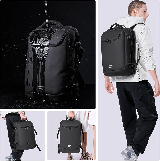 TANGCORLE Vacuum-Compressed Travel Backpack: Expandable, Airline-Approved Laptop Backpack—Unisex Business Backpack - Image 7