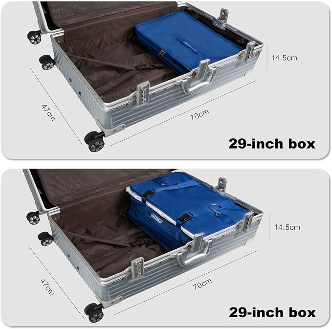 TABITORA Portable Hanging Travel Shelves Bag Packing Cube Organizer Suitcase Storage Large Capacity - Image 5