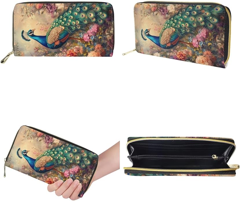 GIFTPUZZ Women Tote Bag Women Wallet Portable Cosmetic Bag for Women Bag Set 3 Pack PU Leather Bags with Zipper - Image 7