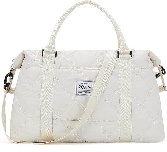 Travel Duffel Bag, Carry On Overnight Weekender Bags for Women | Travel Bag with Wet Pocket & Trolley Sleeve, For Spirit Airlines 18x14x8 Personal Item Bag - Image 8