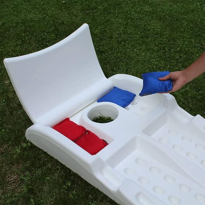 Driveway Games All Weather Corntoss Bean Bag Cornhole Yard Game Set for Indoor and Outdoor Use with 2 Target Boards and 8 Bean Bags - Image 7