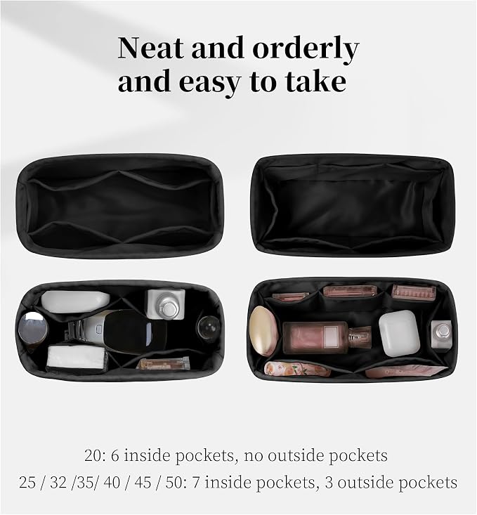 Satin Purse Organizer for Birkin, Custom Color | Custom Fit, Multiple Pockets, Lightweight Purse Essentials, Ideal for Travel, Shopping, and Daily Use - Image 6