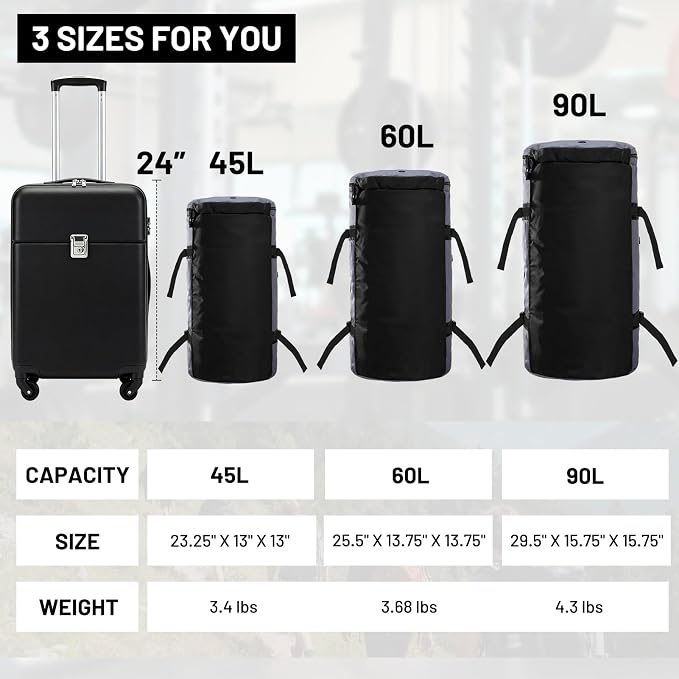 MIER Large Duffle Bag Backpack for Travel Camping Gym Sports, 45L/60L/90L | Water Resistant, Convertible Duffel, Detachable Backpack Straps, Shoe Compartment, Heavy-Duty Tarpaulin, 3 Sizes - Image 7