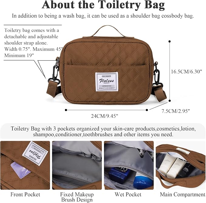 Travel Duffel Bag, Carry On Overnight Weekender Bags for Women | Travel Bag with Wet Pocket & Trolley Sleeve, For Spirit Airlines 18x14x8 Personal Item Bag - Image 3