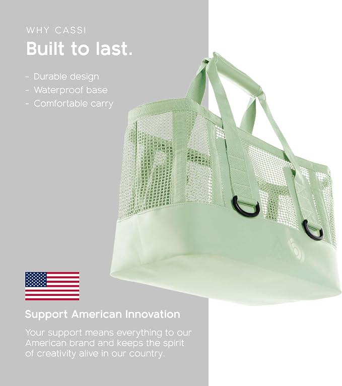 MISSION Boat Gear CASSI Heavy-Duty Outdoor Tote and Waterproof Marine-Grade Mesh Boat Bags - Image 7