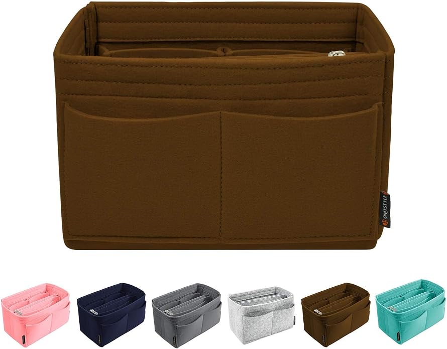 OMYSTYLE Purse Organizer Insert, Felt Tote Bag Organizer Insert with 5 Sizes, Handbag Dividers for Inside Purse, Compatible with Longchamp, Neverful, Speedy and More by OMYSTYLE