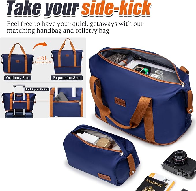 Cosbarn Luggage Sets 5 Piece Suitcases with Wheels, Suitcase Set ABS Hard Case Luggage with Spinner Wheels Durable Travel Luggage - Image 6