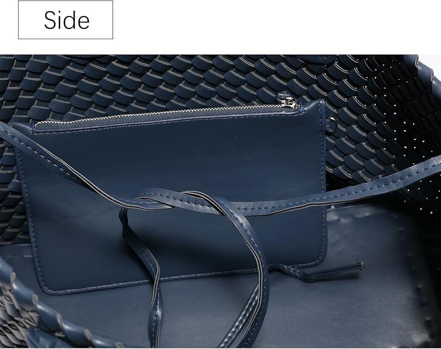 Woven Bag Shopper Bag Travel Handbags and Purses Women Tote Bag Large Capacity Shoulder Fashion Bags - Image 6