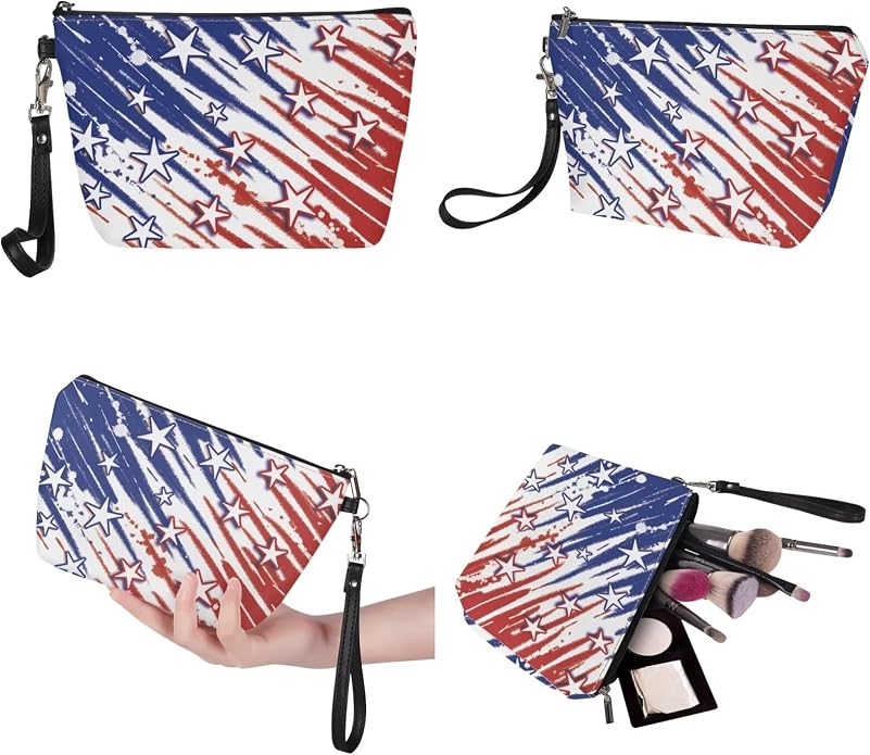 GIFTPUZZ Women Tote Bag Women Wallet Portable Cosmetic Bag for Women Bag Set 3 Pack PU Leather Bags with Zipper - Image 6