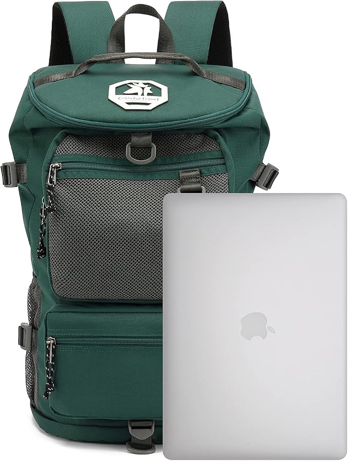 Kalesi Gym Duffle Bag Backpack 4-Way Waterproof with Shoes Compartment for travel Sport Hiking laptop (Green) - Image 5