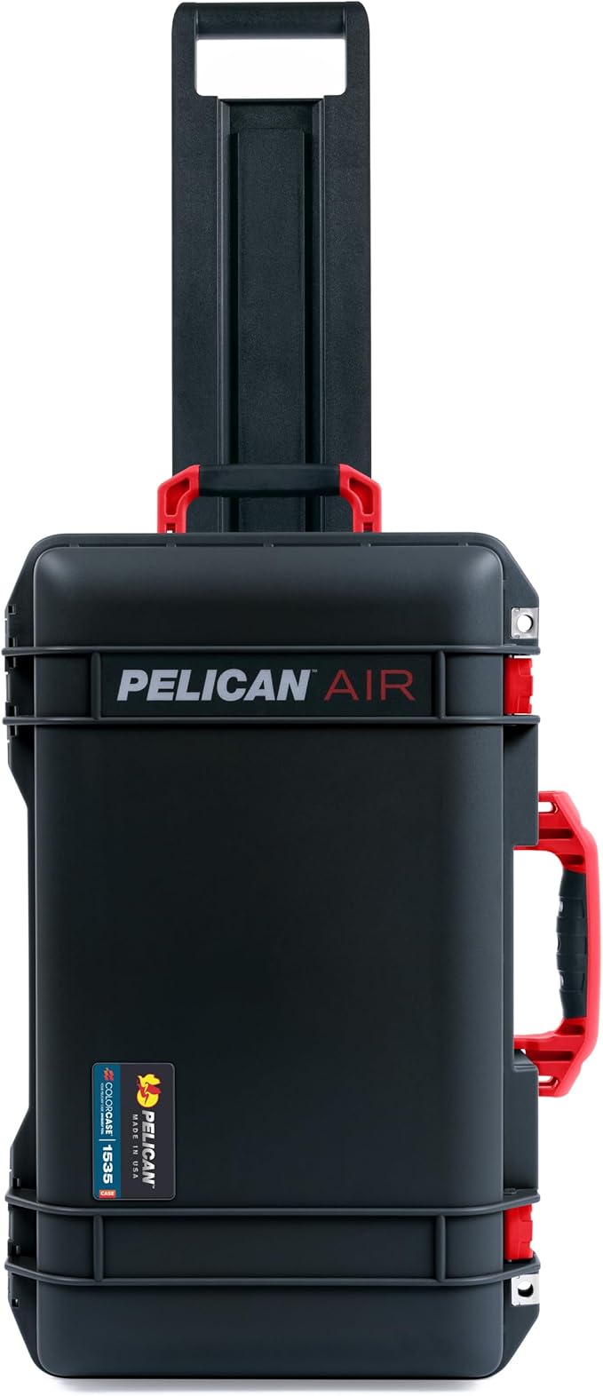 Black Pelican Air 1535 Carry-on Case - With TrekPak Divider System & Mesh Lid Organizer - Red Handles & Latches. - Image 2