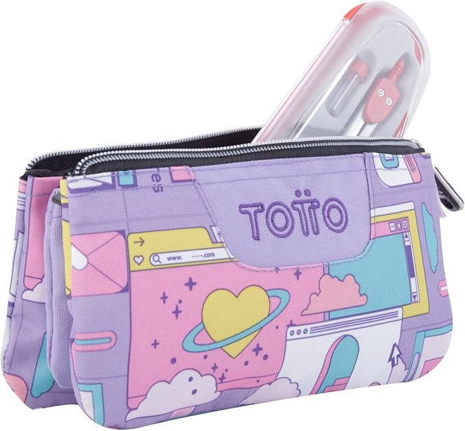 Totto Unisex Youth Multi-Purpose Plate Case, Blue, One Size - Image 4
