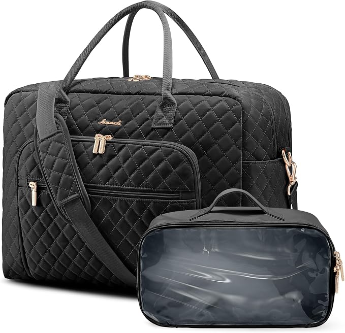 LOVEVOOK Travel Duffle Bag - Women's Weekender Carry On Overnight Laptop & Gym Bag With Toiletry/Shoe Pocket, Hospital Labor Bag by LOVEVOOK