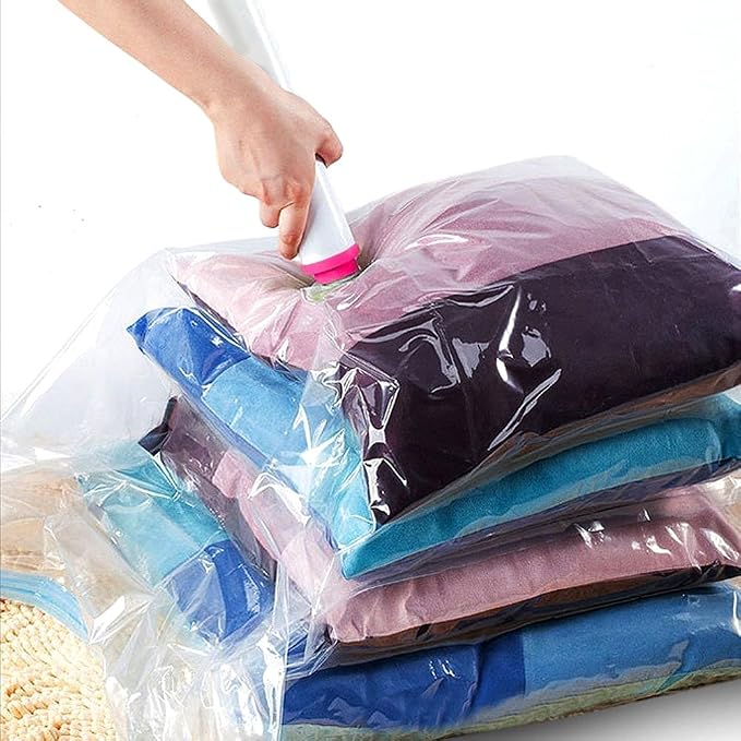 Space Saver Storage Dual Double Zipper Extra Tight Seal Bag for Travel, Suitcases, Moving, and Household use in size 53"x40" / 130cm x 100cm (50) - Image 2