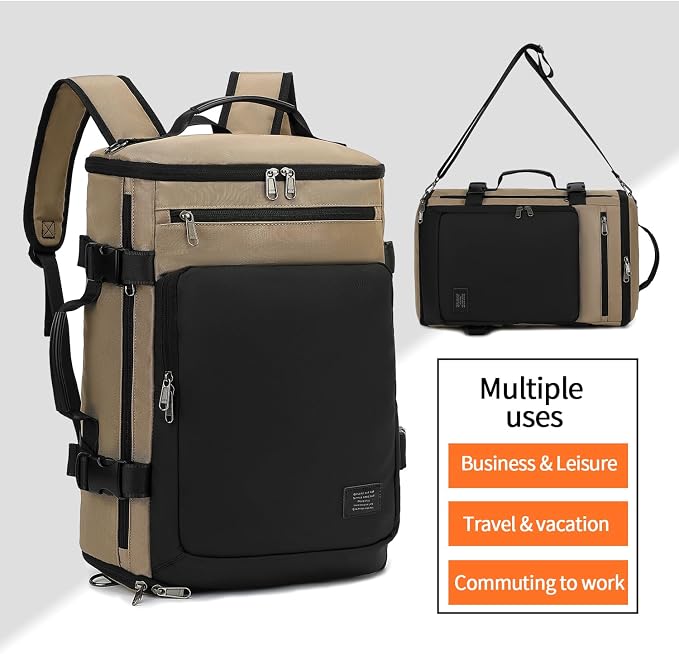 Kalesi Gym Duffle Bag Backpack 4-Way Waterproof with Shoes Compartment for travel Sport Hiking laptop - Image 2