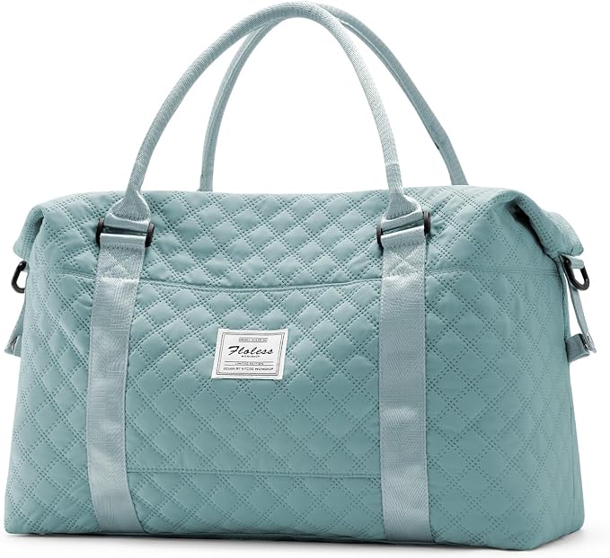Travel Duffel Bag, Carry On Overnight Weekender Bags for Women | Travel Bag with Wet Pocket & Trolley Sleeve, For Spirit Airlines 18x14x8 Personal Item Bag by HYC00
