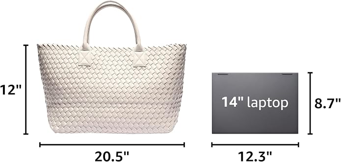 Woven Bag Shopper Bag Travel Handbags and Purses Women Tote Bag Large Capacity Shoulder Fashion Bags - Image 3