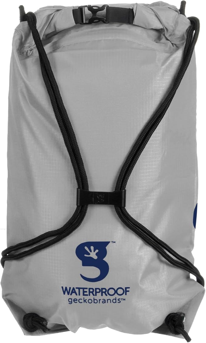 geckobrands Embark 10L Drawstring Backpack – Waterproof, Lightweight Dry Bag for Beach, Hiking, and Light Water Activities - Image 2