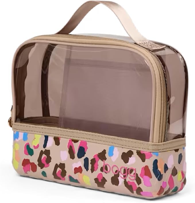 BOGG BAG Boggs n Ends Travel Organizer Pouch – 9” x 3” x 7” – Durable, Washable, Tip-proof – Compact Cosmetics Case (Neon Jungle) - Image 2