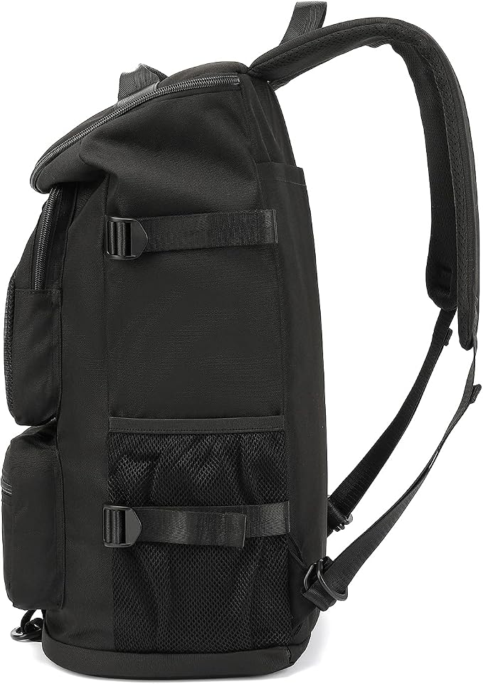 Kalesi Gym Duffle Bag Backpack 4-Way Waterproof with Shoes Compartment for travel Sport Hiking laptop (Black) - Image 8