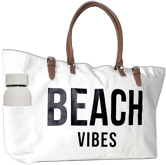 Keho Waterproof Beach Bag with Pockets For Women (Sandproof) by Keho